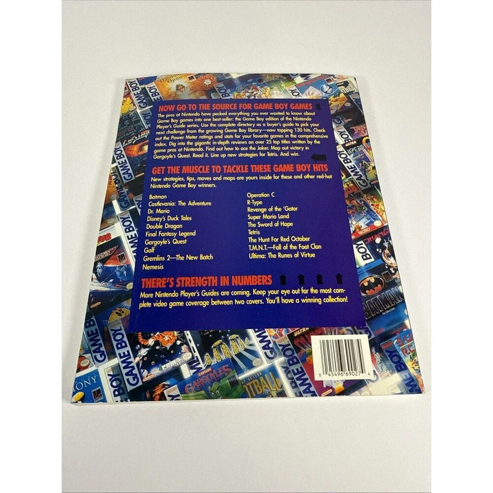 Vintage Official Nintendo Power Magazine Game Boy Player's Guide Book 1991 Rare
